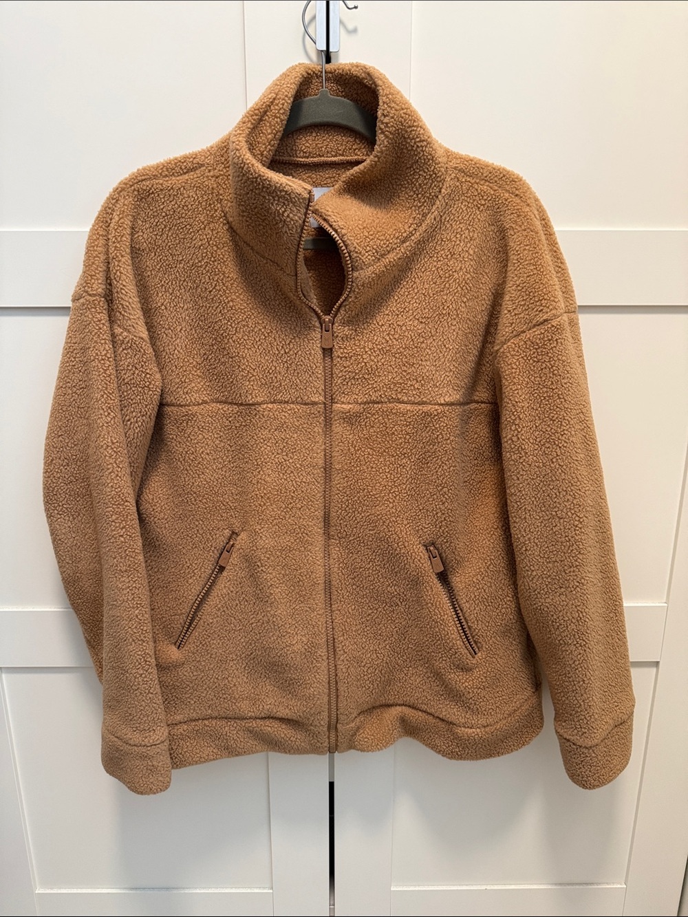 Dudley Stephens Sherpa Fleece Zip-Up Jacket - Medium